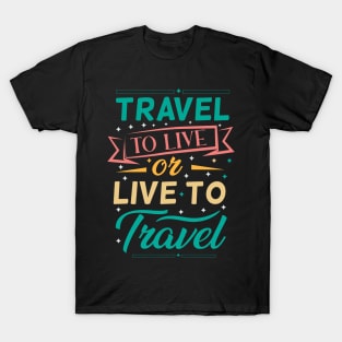 Hand drawn travel creative typography design T-Shirt